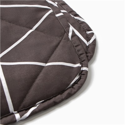 Покрывало LoveLife 2сп Grid 180×210±5 см, новосатин, 100%п/э