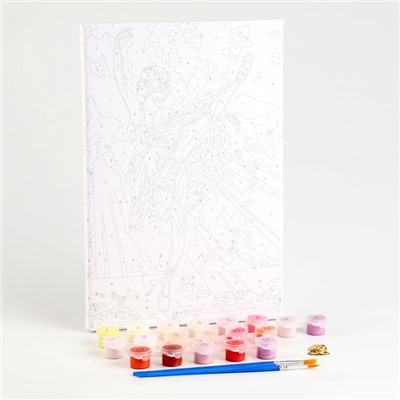 Картина по номерам на холсте с подрамником «Балерина» 20×30 см