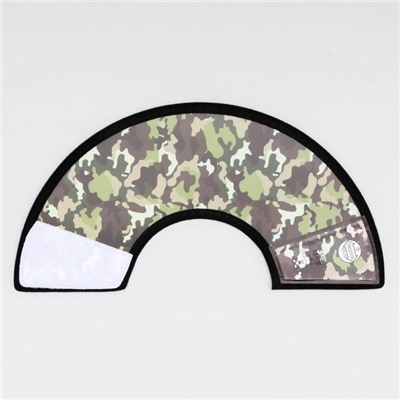 Ветеринарный воротник №6, обхват шеи 19-22.5 см, высота 10.5 см, цвет хаки