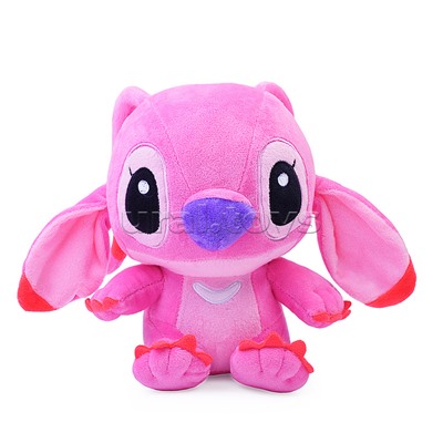 Мягкая игрушка "Розовый стич" 20см., озвучен, в пакете