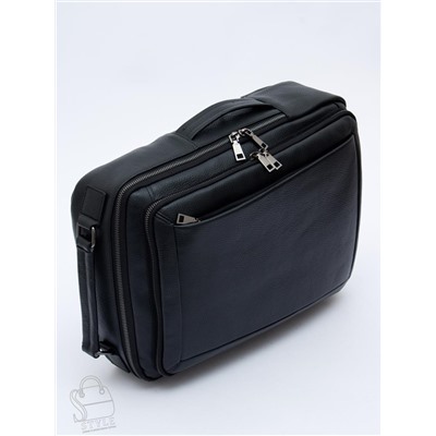 Рюкзак мужской кожаный 131419-149H black Heanbag