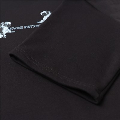 Футболка женская MIST Moon, размер 46, чёрная