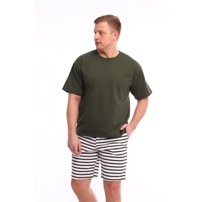 Комплект с шортами Бриз 35ф-09ф (Хаки)