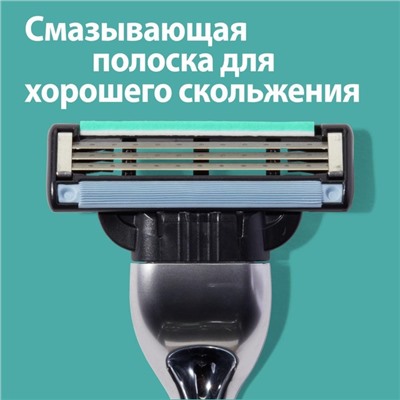 Сменные кассеты Gillette Mach3, 3 лезвия, 8 шт.