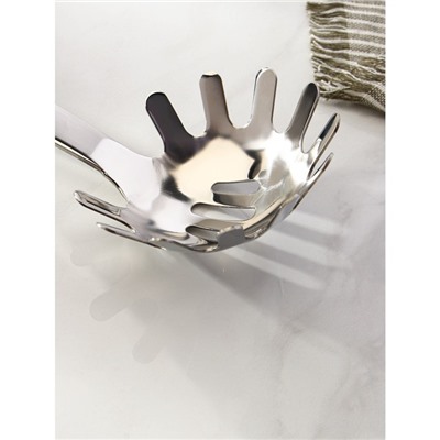 Ложка для спагетти из нержавеющей стали Доляна Home, 32×8,5 см, толщина 3 мм