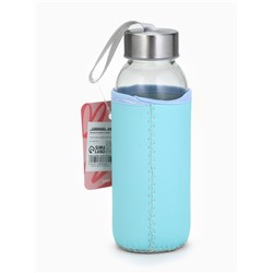 Бутылка для воды стеклянная в чехле «Капибарно», 350 мл