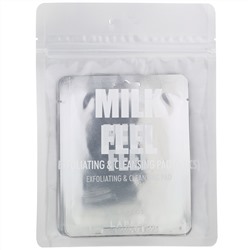 Lapcos, Milk Feel, отшелушивающие и очищающие диски, 5 шт., по 7 г (0,24 унции) каждый