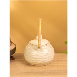 Чайник заварочный«Камень 2», 16×12×16 см, керамика, бежевый в крошку