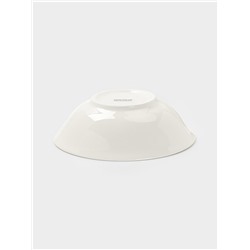 Тарелки глубокие Доляна White Label, набор 4 шт., 500 мл, фарфор, белые