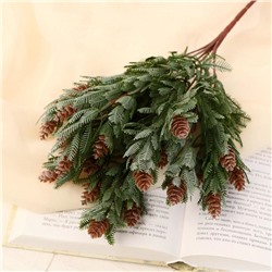 Букет искусственный «Еловые веточки», h=30 см
