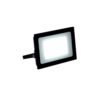 Прожектор светодиодный VKL Electric, 100 Вт, 12000 лм, 6500К, IP65, 220 В, чёрный, свечение холодное белое