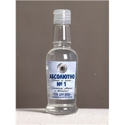 Гель для душа водка «Абсолютно лучший», 250 мл, аромат свежести, Чистое счастье