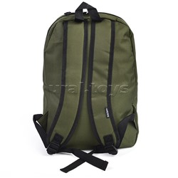 Рюкзак "Khaki" подростковый 40x29x17 см (14 л) 250 г, 1 отделение на молнии, 1 передний карман, темно-зеленый