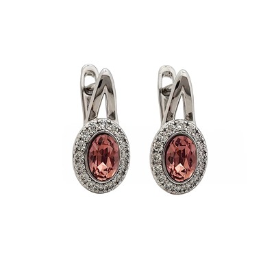 Серьги с кристаллами Swarovski