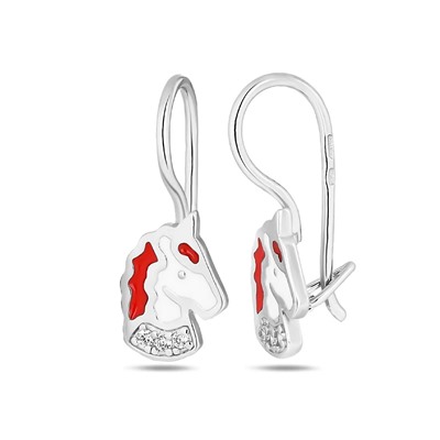 Серьги, эмаль, Л-27063