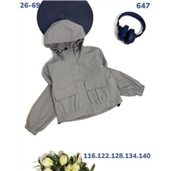 Ветровка 647 серый