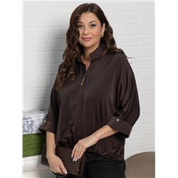 Блуза Серенада (шоколад) Б15134-24М