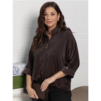 Блуза Серенада (шоколад) Б15134-24М