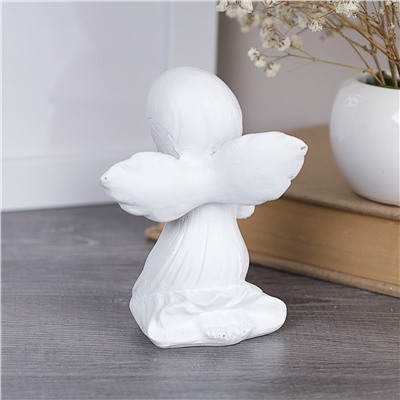 Фигурка Ангел 9 см / TD-102 /уп 2/144/розовые цветы