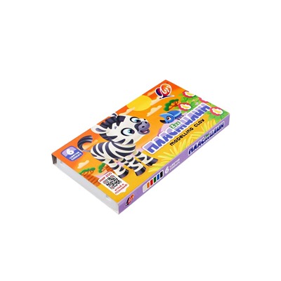 Пластилин «Луч. ZOO», 6 цветов, 90 г