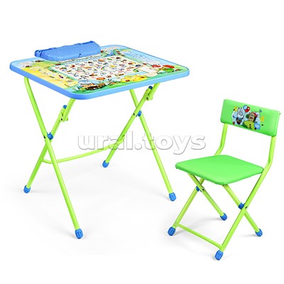 Комплект "Веселая азбука (стол+пенал+стул мягк.)