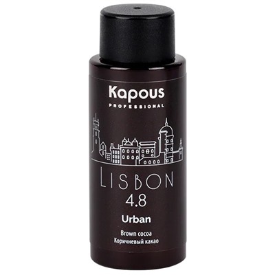 Kapous Полуперманентный жидкий краситель для волос «Urban» LC 4.8 Лиссабон 60 мл