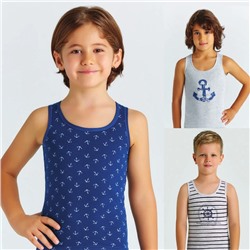 2156 Майка для мальчиков многоцвет (BAYKAR)