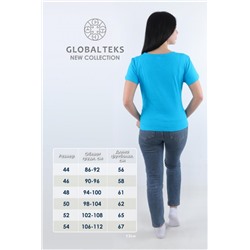 Футболка женская №GL809 (Синий)