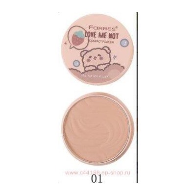 Farres Пудра прессованная Love Me Not тон 01 3029