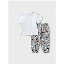 Комплект детский трикотажный для мальчиков: джемпер (футболка), брюки