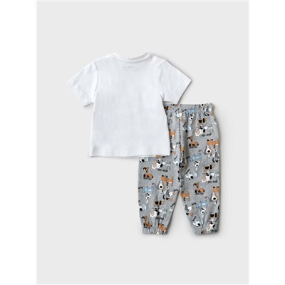 Комплект детский трикотажный для мальчиков: джемпер (футболка), брюки