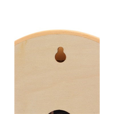 Термометр - гигрометр для бани и сауны «Круглый», деревянный, «Добропаровъ»