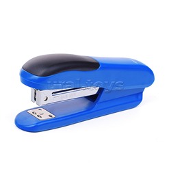 Степлер "Attomex" 24/6&26/6 (мощность 20 листов, глубина скрепления 50 мм) пластиковый, 2 вида скрепления, антискользящее основание, в картонной коробке, синий