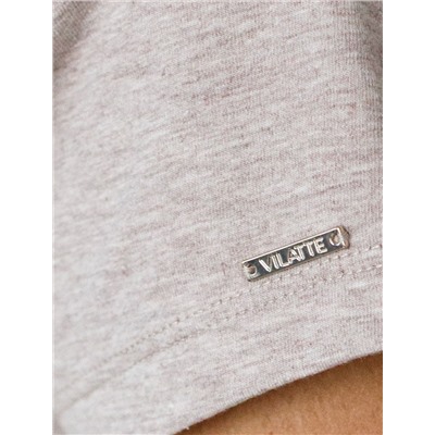 Базовая футболка из премиального хлопка с V образным вырезом