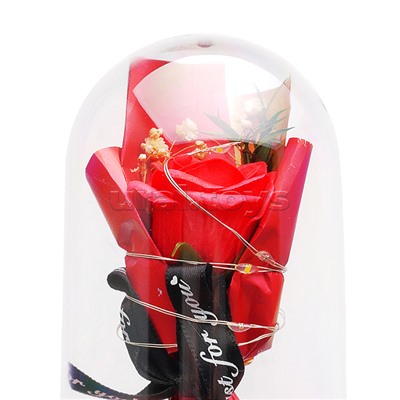 Светильник "Букетик" в коробке (красный)