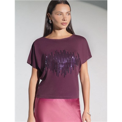 VILATTE Футболка D49.133