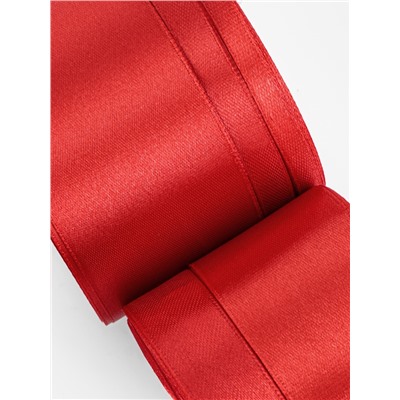 Атласная лента, набор 5 шт., 6/10/20/40/50 мм, 23±1 м, красная №26
