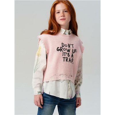 Жилет трикотажный для девочек