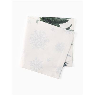 Набор салфеток сервировочных «Этель» Forest animals, 4 шт., белые, 40×40 см