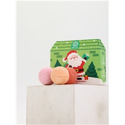Бомбочки для ванны в домике «Дед Мороз», набор 6 шт. × 40 г, URAL LAB