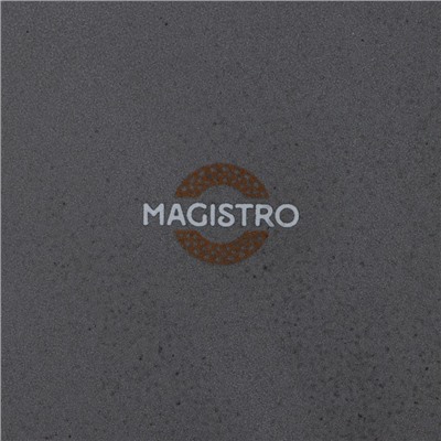 Десертная тарелка Magistro Urban, d=17 см, фарфор, серая
