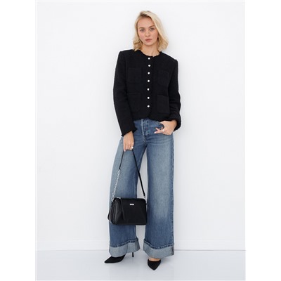 Сумка 2107-3S black Velina Fabbiana-Safenta