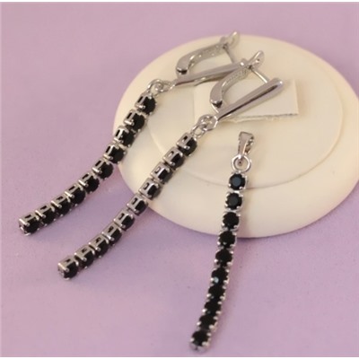 Комплект родий Н01-15140