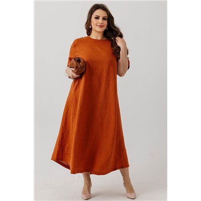 Платье  8808-6/01/Терракотовый