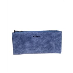 Женское портмоне из искусственной кожи, цвет голубой