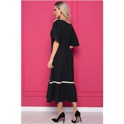 Платье "Хит лета" (черное) П8806