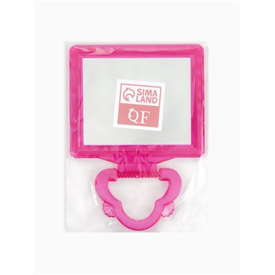 Зеркало настольное, с рамкой для фото, настенное, 14.3×17.5 см, (8.5×12 см), МИКС