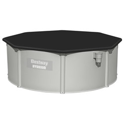 Бассейн каркасный стальной Bestway Hydrium 56574, 366×122 см, песчаный фильтр-насос, лестница, тент, круглый