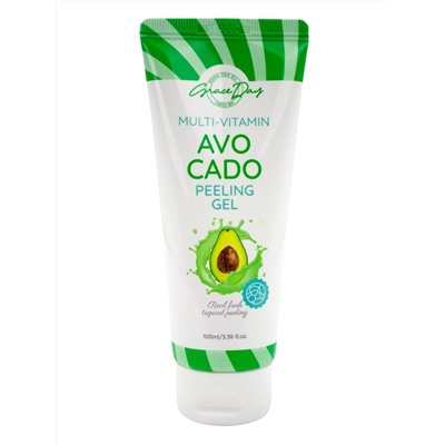 GRACE DAY - ПИЛИНГ-ГЕЛЬ ДЛЯ ЛИЦА С ЭКСТРАКТОМ АВОКАДО MULTI-VITAMIN AVOCADO PEELING GEL, 100 МЛ