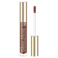LUX visage GLASS SHINE №028 Блеск для губ коричн.  /5